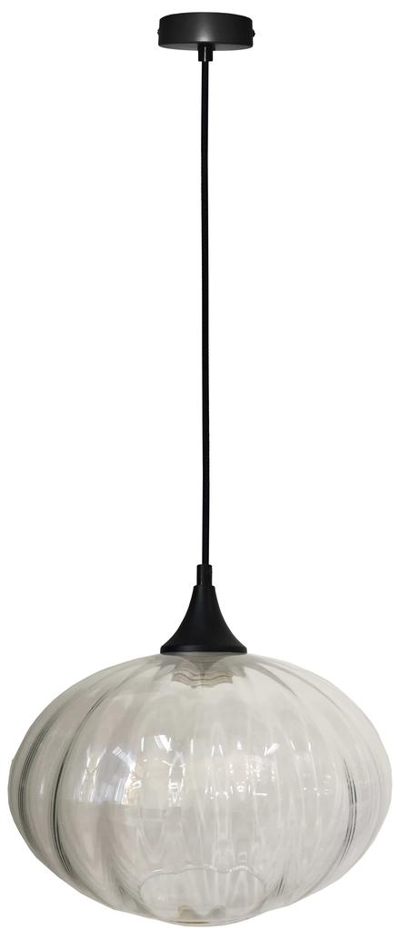 CLX Moderné závesné osvetlenie AQUINO, 1xE14, 40W, 26,5 cm, okrúhle