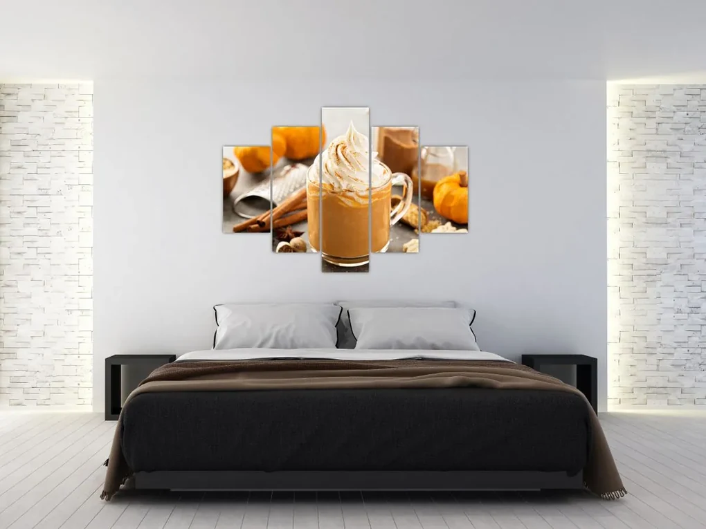 Obraz - Tekvicové latte (150x105 cm)