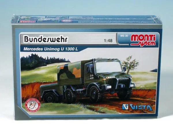 Monti 30 Bundeswehr Mercedes Unimog Stavebnica 1: v krabici 22x15x6cm