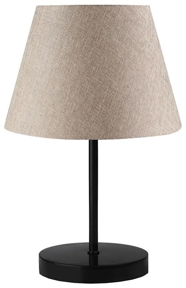 Stolná lampa AYD 1xE27/40W/230V béžová/čierna