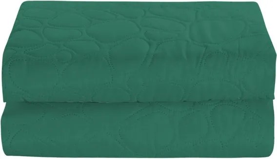 Zelený prehoz na posteľ STONE Rozmer: 200 x 220 cm