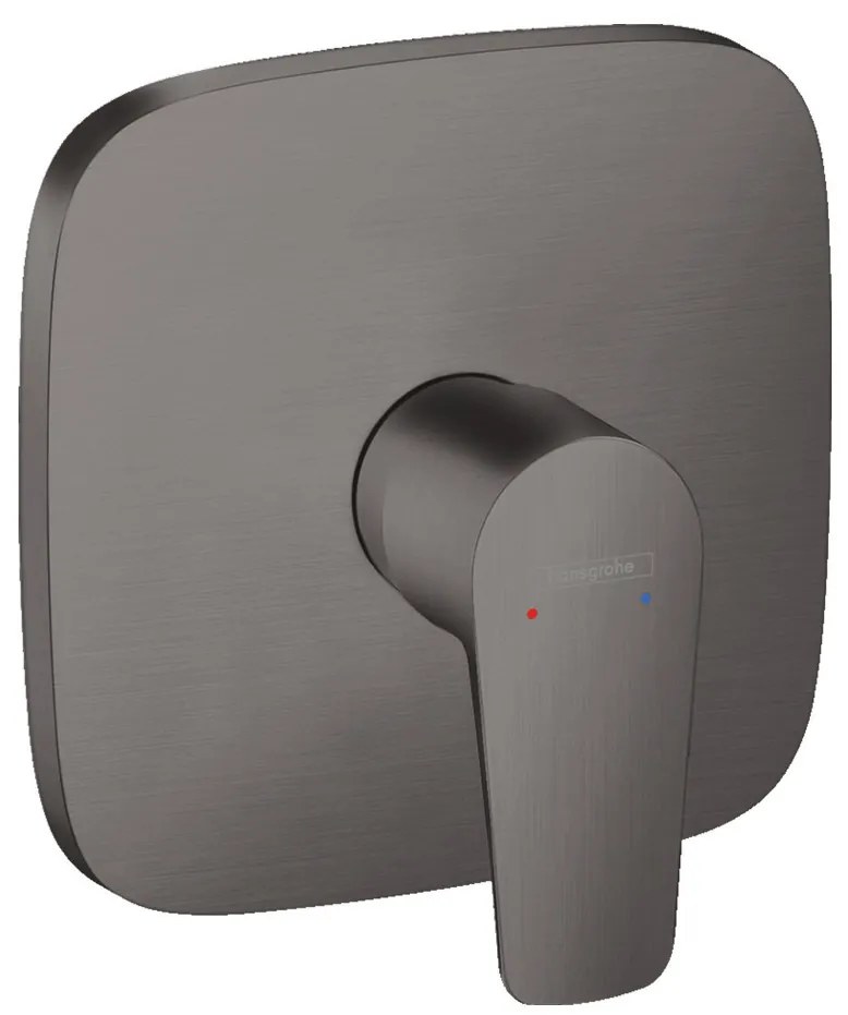 Hansgrohe Talis E, sprchová batéria pod omietku, kefovaná čierna chrómová, HAN-71765340