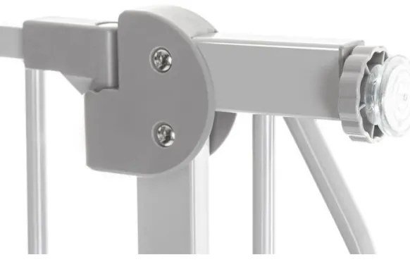 Lionelo - Bezpečnostná bránka TRUUS SLIM LED 1xAAA sivá