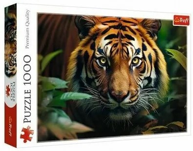 Trefl Puzzle Premium Plus Divoký Tiger, 1000 dielikov