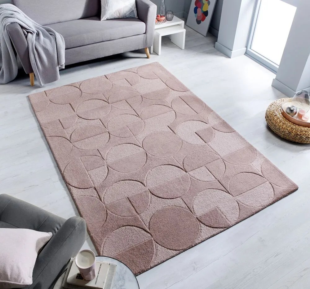 Flair Rugs koberce Kusový koberec Moderno Gigi Blush Pink - 200x290 cm