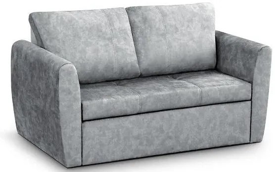 Rozkladacie pohovka Bella Lux 120, tm. sivá (Terra 96)