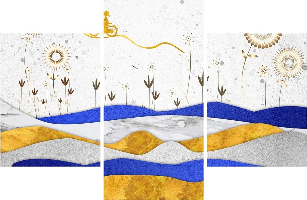 Obraz - Zlaté hory (90x60 cm)