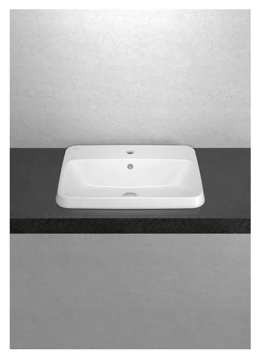 Villeroy & Boch Villeroy Boch Architectura - Zápustné umývadlo, 600x450x170 mm, bez prepadu, alpská biela 5A676101