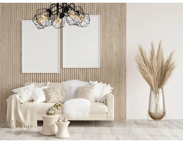 Prisadený luster DIAMENT 5xE27/60W/230V