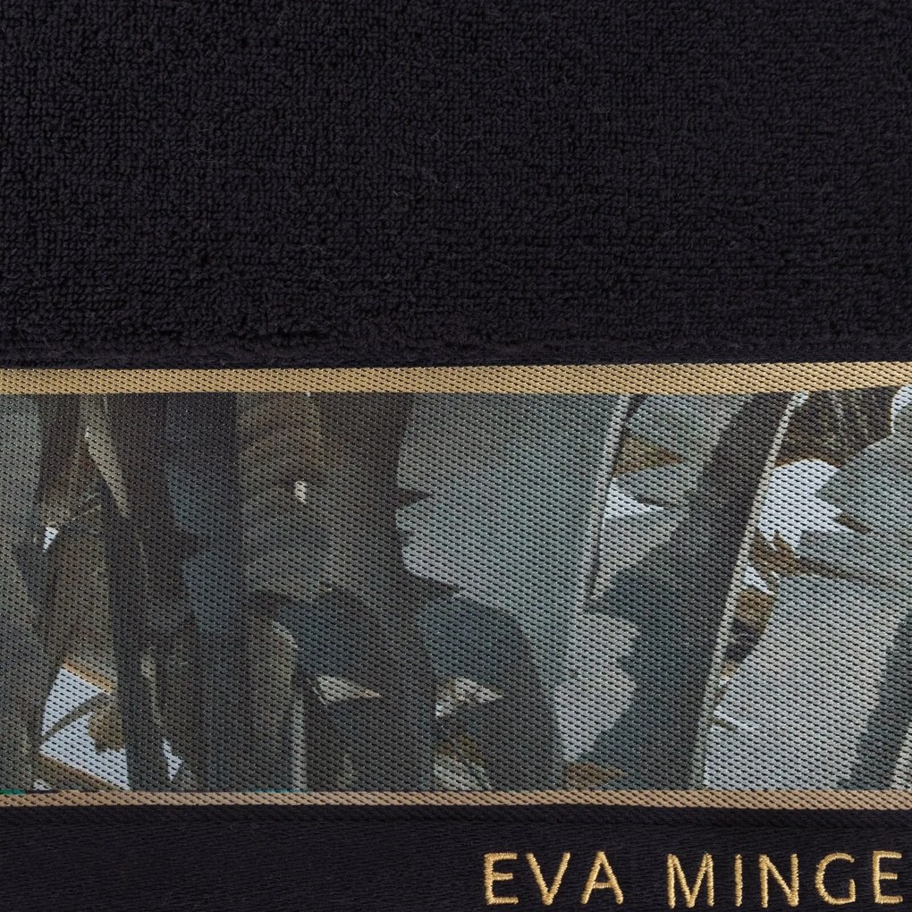 FROTÉ UTERÁK EVA MINGE17 70X140 CM ČIERNA