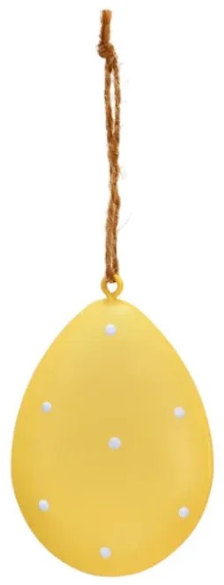 Závesné kovové vajíčko PASTEL EGG - viac farieb Farba: Zelená