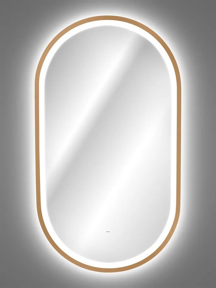 LED zrkadlo APOLLO 2 90x50 cm