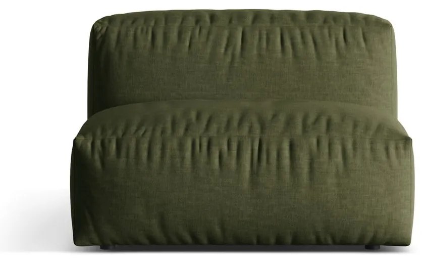 Zelený modul pohovky (stredový diel) Martina – Micadoni Home