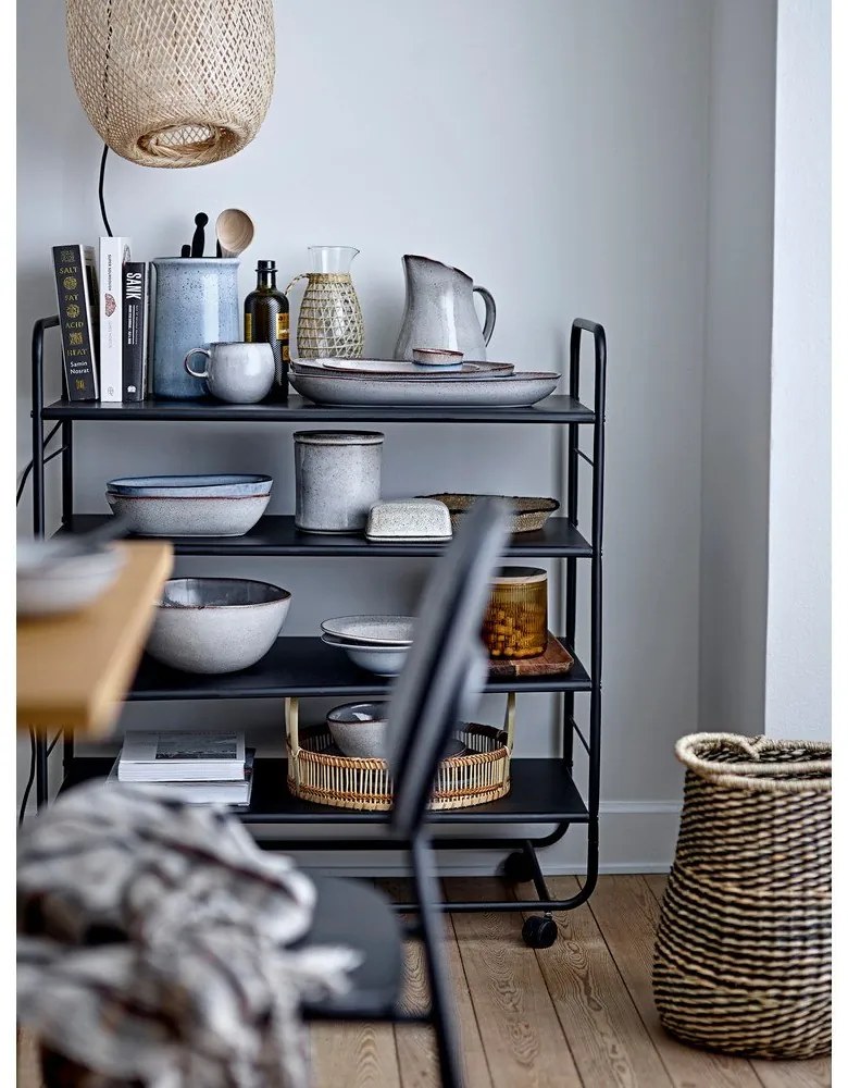 Čierna jedálenská stolička Monza - Bloomingville