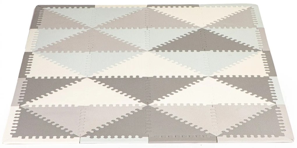 Penová podložka PUZZLE 127x157 cm šedá
