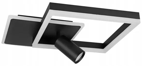 LED stropné svietidlo LED/38W/230V + 1xGU10/30W čierne