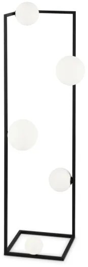 Ideal Lux - LED Stojacia lampa ANGOLO 5xG9/3W/230V čierna