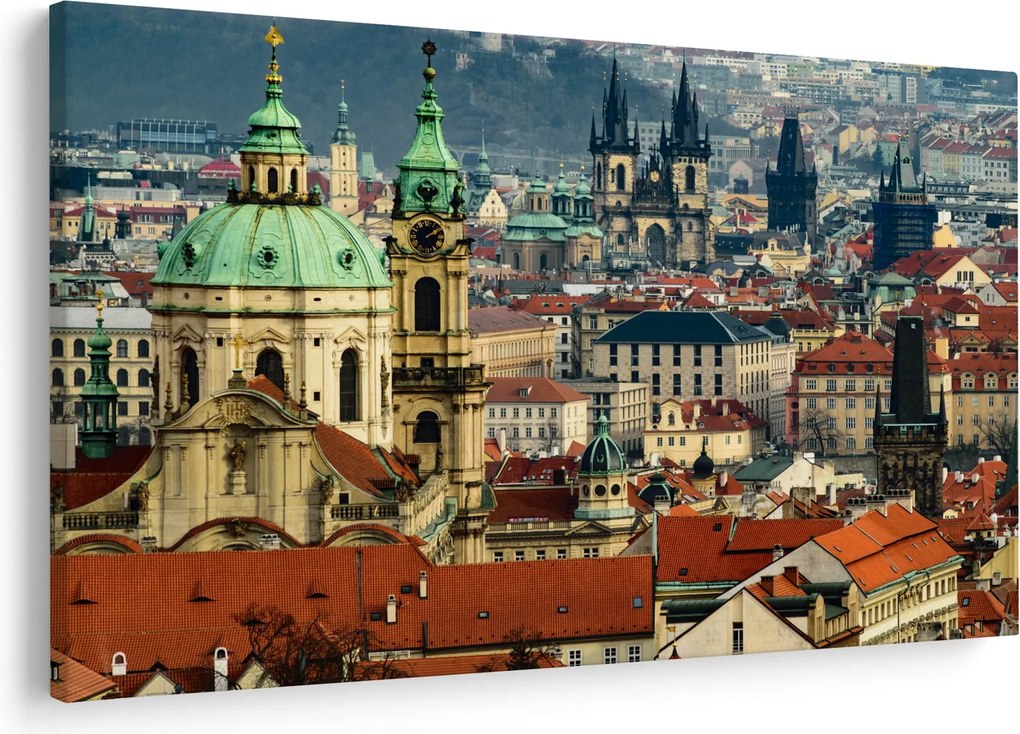 Obraz - Panorama Prahy (90x60 cm)