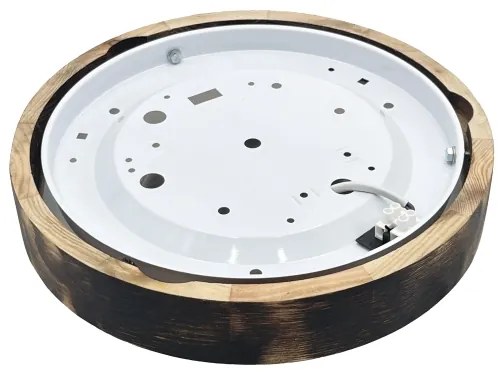 Brilagi - LED stropné svietidlo CARVALHO SLIM SMOKEY LED/20W/230V dub pr. 27,5 cm