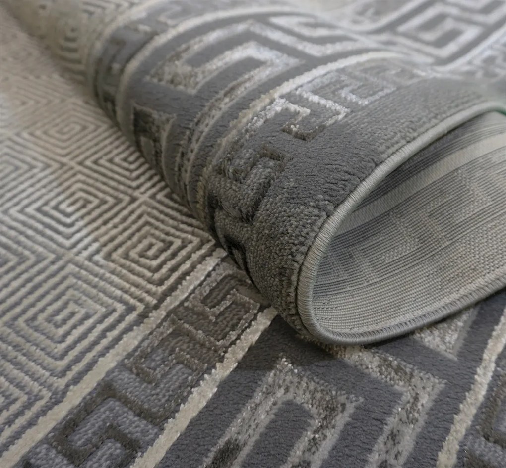 BE Koberec Esprit 3602 GREY – sivý obdĺžnikový Rozmer: 140x190 cm