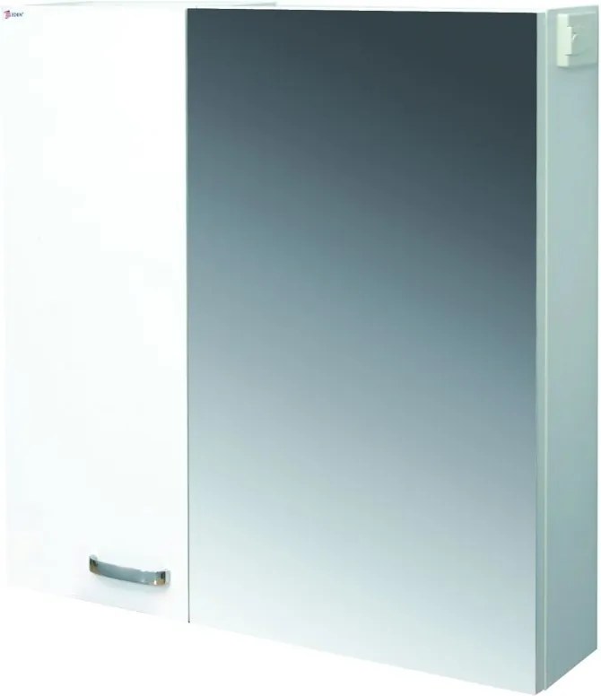 EDEN skrinka PX 27/P M1F1 biela/biela zrkadlová pravá 65(40/25)x70x16,5