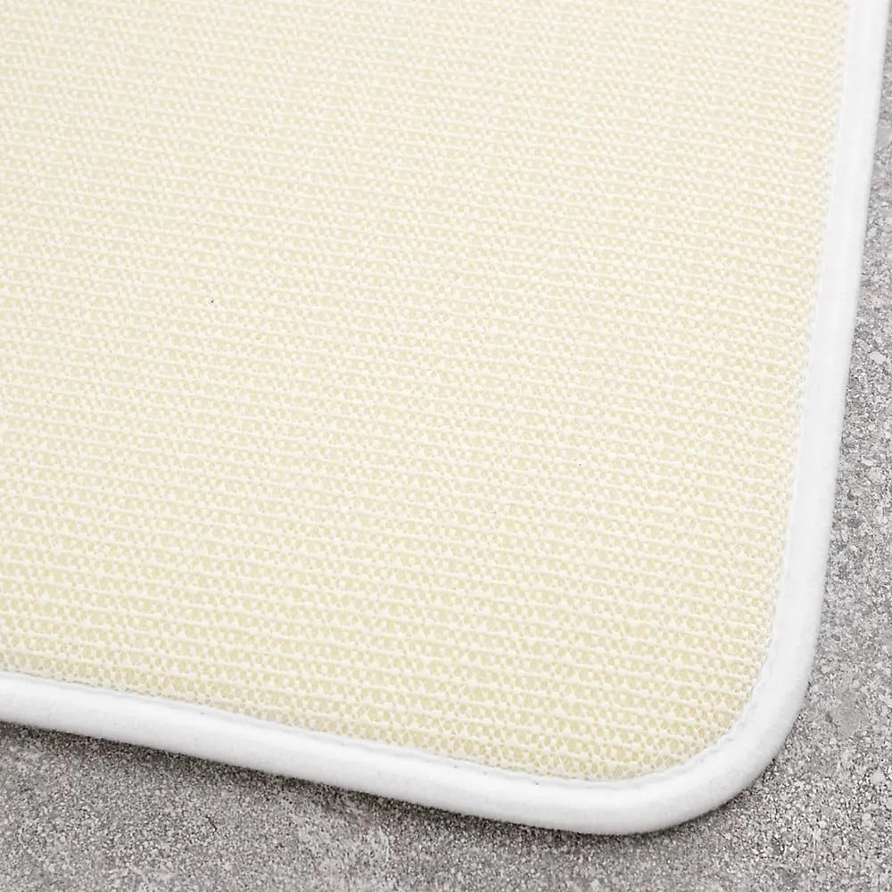 Biele WC kúpeľňové predložky z pamäťovej peny v súprave 2 ks 50x80 cm Anti-Bacterial – Catherine Lansfield