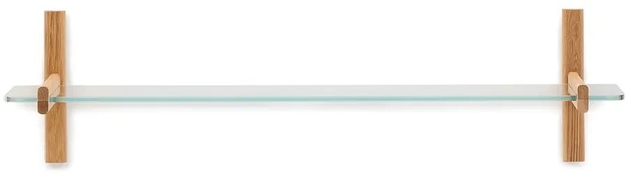 Sklenený modulárny policový systém v prírodnej farbe 110x28x30,5 cm Sitra – Kave Home