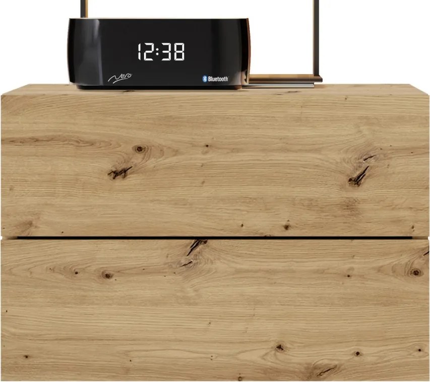 Nástenný nočný stolík Cabo, dub artisan