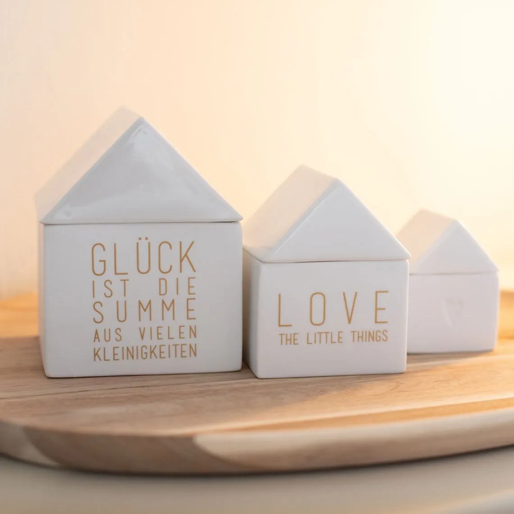 räder Porcelánová dózička Small House