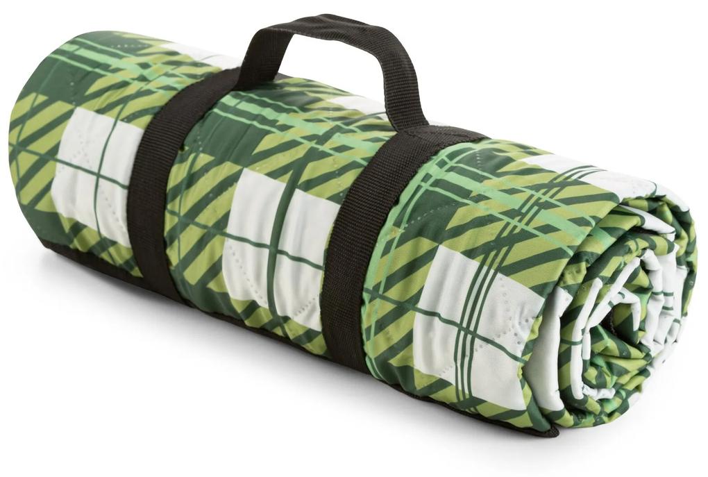 Pikniková deka 130 x 145 cm zelená