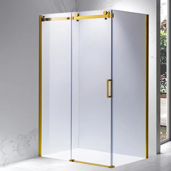 BPS-koupelny Obdĺžnikový sprchový kút HYD-OK203C 120x80 zlatý/transparent - bez vaničky