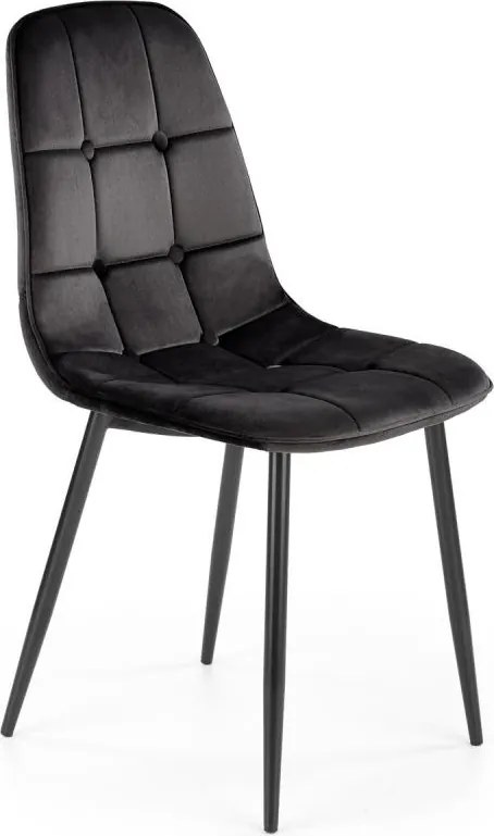 Jedálna stolička KINDREL 1 ks čierna