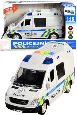 MaDe Auto policajné so zvukom 22cm