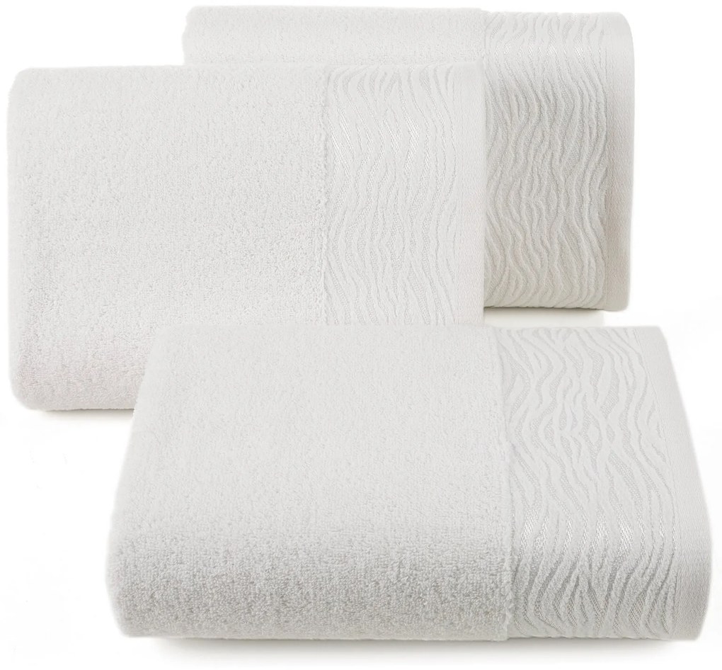 BAVLNENÝ UTERÁK DAFNE2 50X90 CM KRÉMOVÁ