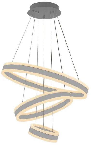LED Stmievateľný luster na lanku LED/165W/230V 3000-6500K + diaľkové ovládanie