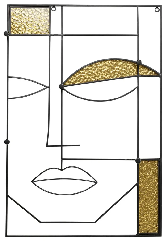 Art Boy Face nástenný vešiak viacfarebný 60x90 cm
