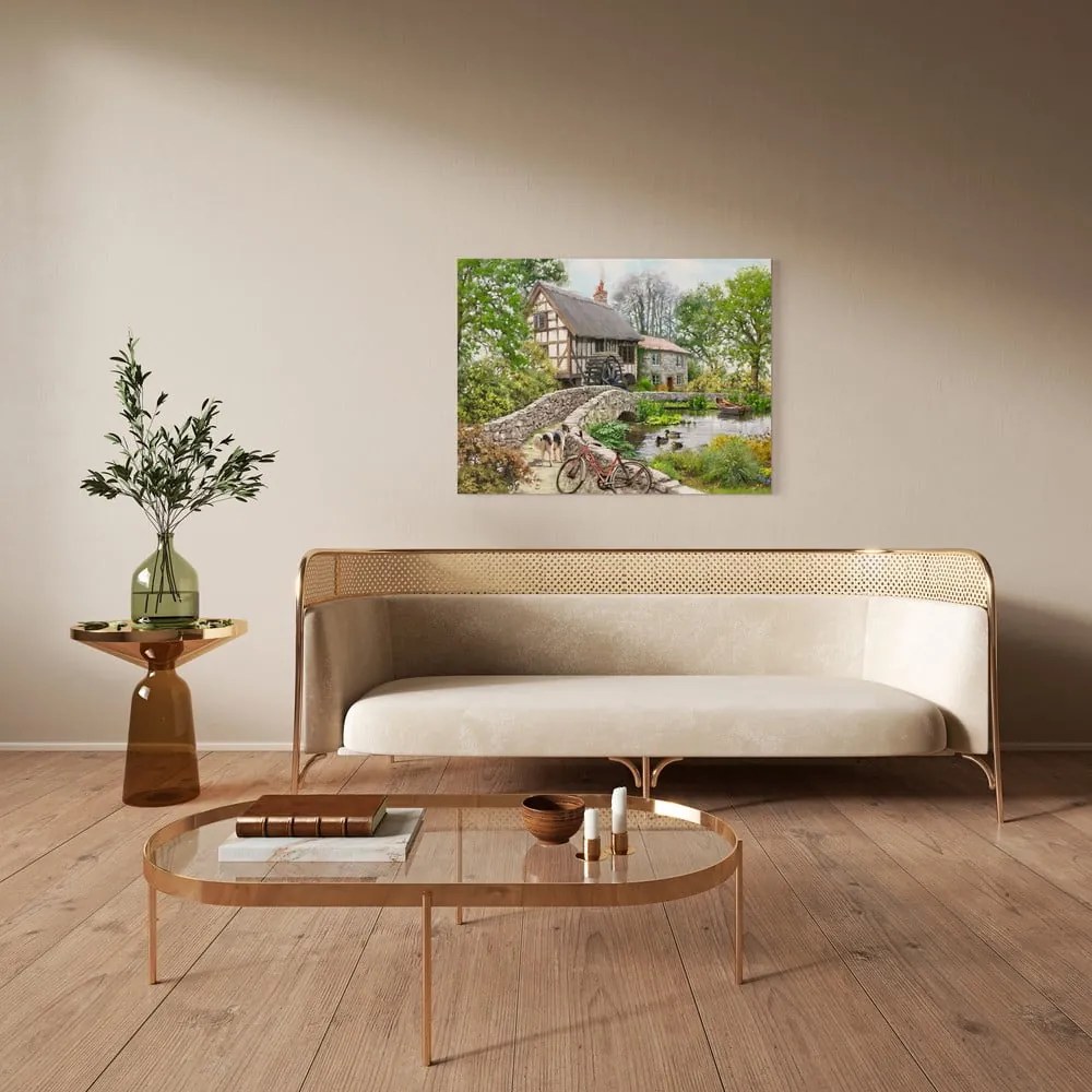Obraz 60x80 cm Watermill - Styler