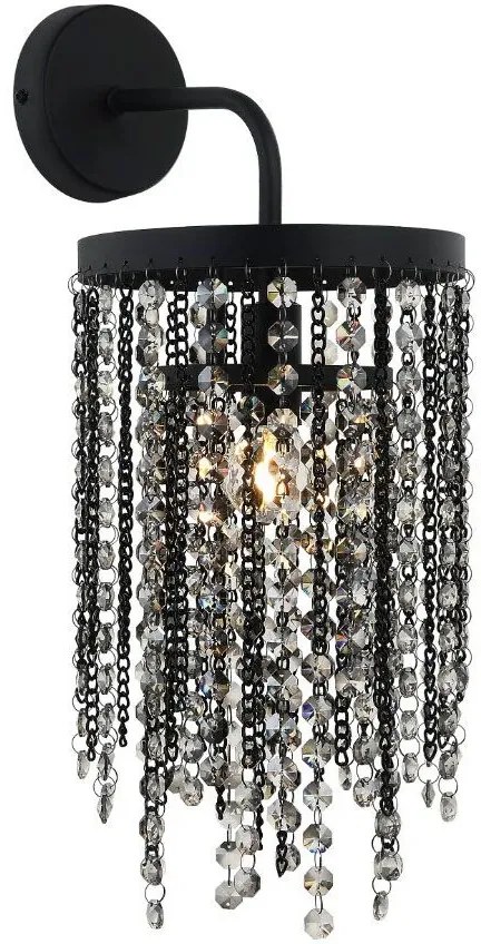 Toolight Toolight, nástenné svietidlo 1xE27, APP1315-W, čierna, OSW-06350