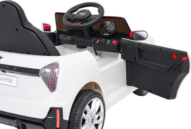 Elektrické autíčko Mini Cooper biele