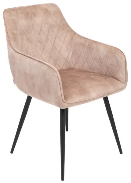 Jedálenská stolička SATORI zamatová béžová 894492