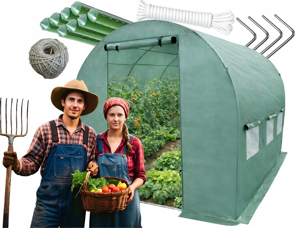 TRENDIE Fóliovník 2,5x4m zelený PREMIUM