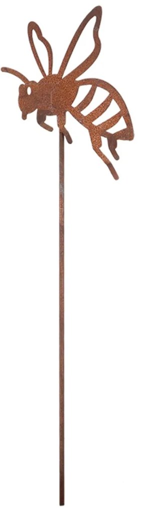 Esschert Design Zapichovacia záhradná dekorácia Bugs, sada 4ks, 38 cm, kov, hnedá