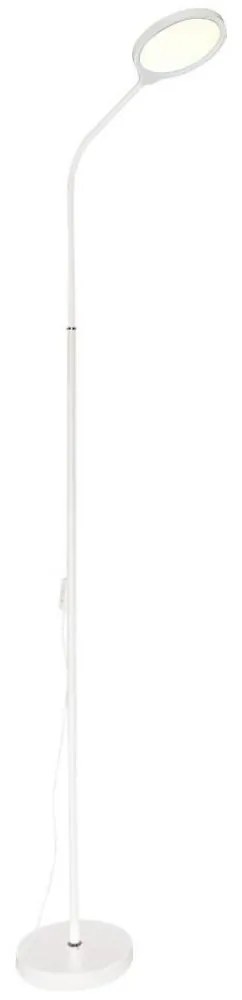 Zuma Line SM-609-WH - LED Stmievateľná stojacia lampa LED/10W/230V biela