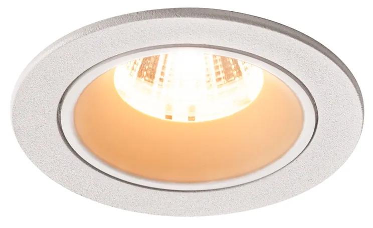 Stropné svietidlo SLV NUMINOS® DL S vnitřní LED zápustné stropné svietidlo biela/biela 2700 K 40° včetně listových pružin 1003785