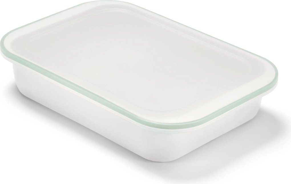 Smaltovaná zapekacia misa s vekom