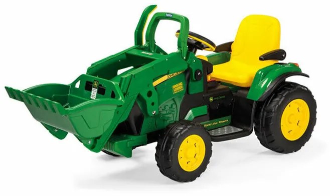 Peg Perego Elektrický traktor Bager JOHN DEERE GROUND LOADER IGOR0068 - 330W - 12V 8Ah - 2024