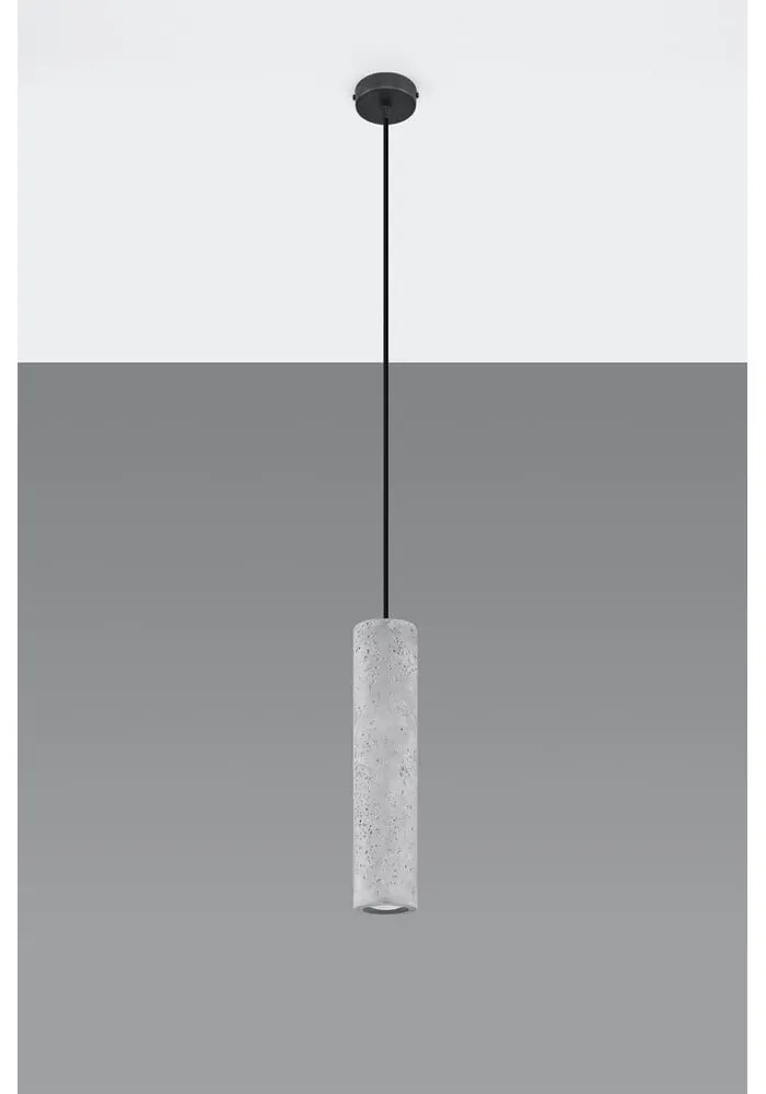 Betónové závesné svietidlo Sollux Fadre