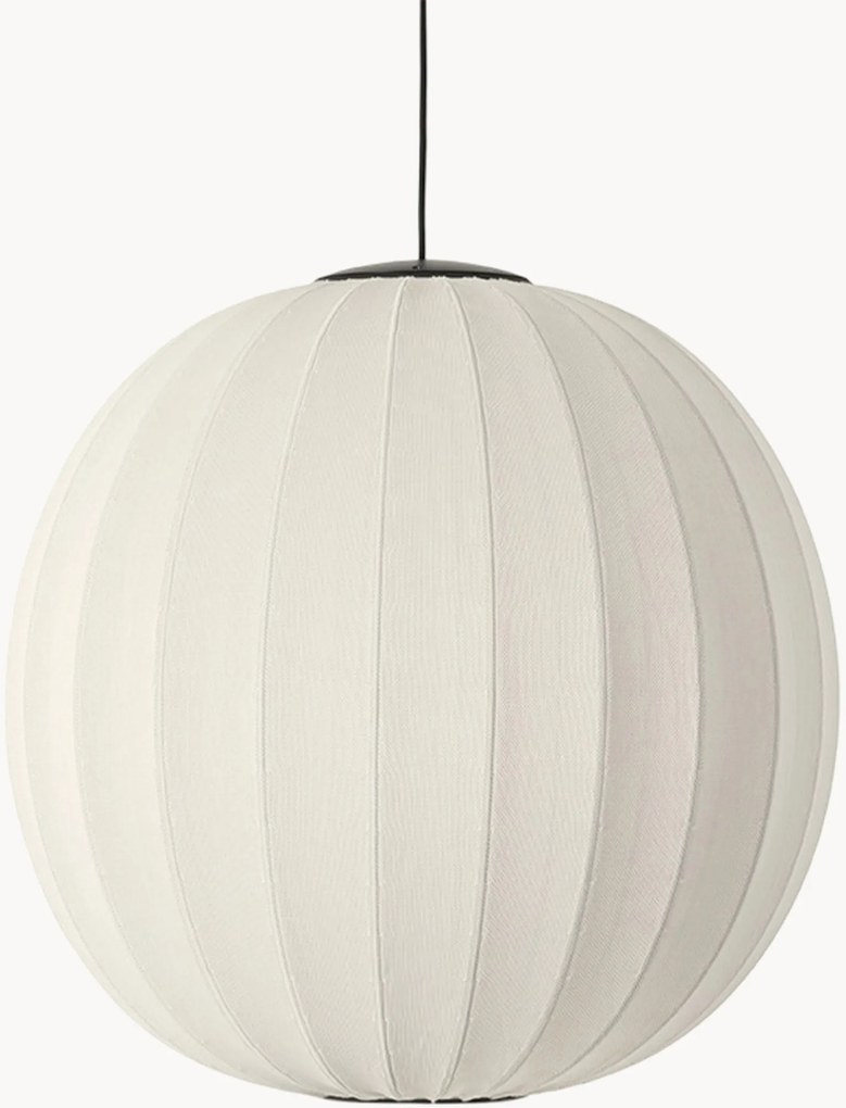 Ručne vyrobené závesné LED svietidlo Knit-Wit