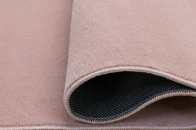 Protišmykový koberec PLUSH púdrovoružový