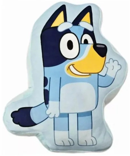 AYmax - Detský tvarovaný 3D vankúšik Bluey / 21 × 36 cm